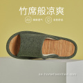 Unisex sommarlinne bambu matta sandaler och tofflor